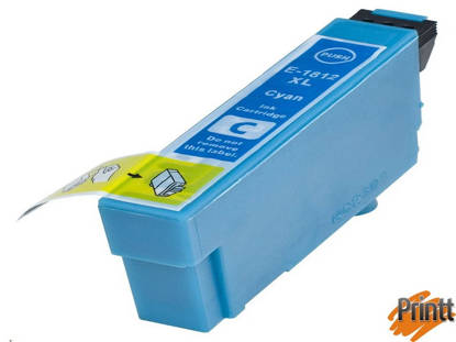 Immagine di CARTUCCIA INK COMPATIBILE PER EPSON T1812 CIANO