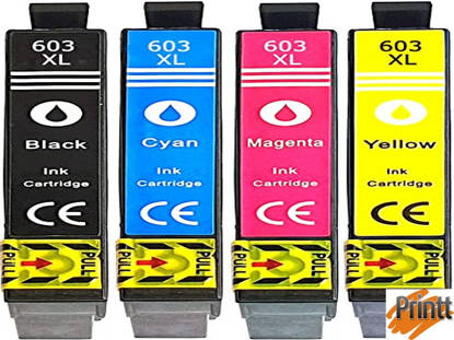 Immagine di KIT CARTUCCE INK COMPATIBILI PER EPSON C13T03A14010 (1N,1C,1M,1G)