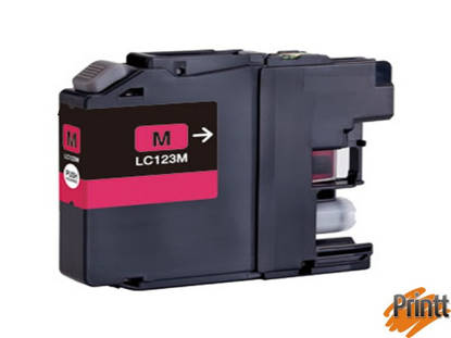 Immagine di CARTUCCIA INK COMPATIBILE PER BROTHER LC123M MAGENTA