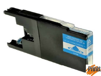 Immagine di CARTUCCIA INK COMPATIBILE PER BROTHER LC-1240/ 1280 CIANO