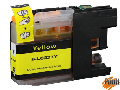 Immagine di CARTUCCIA INK COMPATIBILE PER BROTHER LC223Y GIALLO