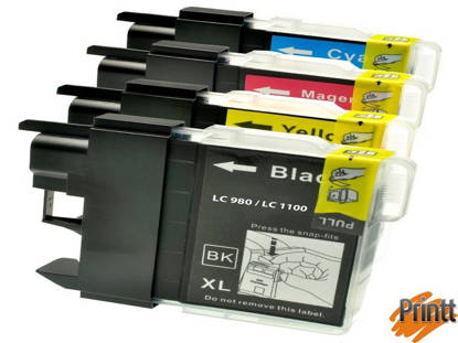 Immagine di CARTUCCIA INK COMPATIBILE PER BROTHER  KIT (1N,1C,1M,1G)