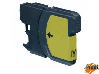 Immagine di CARTUCCIA INK COMPATIBILE PER BROTHER LC-980Y / LC-1100Y GIALLO