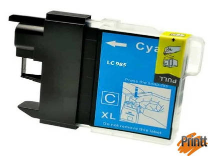 Immagine di CARTUCCIA INK COMPATIBILE PER BROTHER LC-985 CIANO