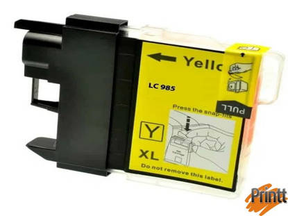 Immagine di CARTUCCIA INK COMPATIBILE PER BROTHER LC-985 GIALLO