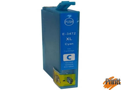 Immagine di CARTUCCIA INK COMPATIBILE PER EPSON T3472 CIANO