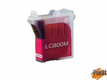 Immagine di CARTUCCIA INK COMPATIBILE PER BROTHER LC800M MAGENTA