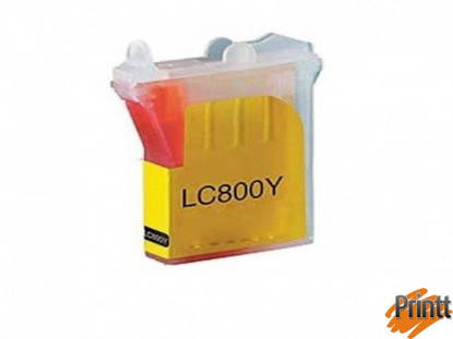 Immagine di CARTUCCIA INK COMPATIBILE PER BROTHER LC800Y GIALLO