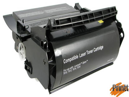 Immagine di CARTUCCIA TONER COMPATIBILE PER LEXMARK 12A5845 NERO 25.000 COPIE