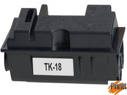 Immagine di CARTUCCIA TONER COMPATIBILE PER KYOCERA TK18 NERO 7.200 COPIE