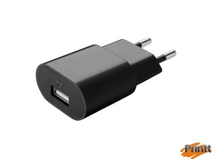 Immagine di Caricabatteria rete usb 1A nero Cellularline