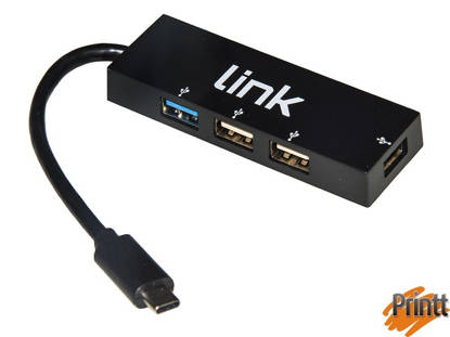 Immagine di HUB 3 PORTE CON 1 PORTA USB 3.0 E 2 PORTE USB 2.0 CON CONNETTORE TIPO C