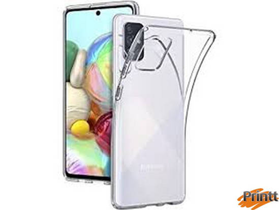 Immagine di Custodia Gomma Fine Galaxy A71 Trasp