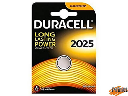 Immagine di Batterie 3 Volt CR2025 DURACELL