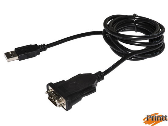 Immagine di ADATTATORE DA PC USB 2.0 A PORTA SERIALE RS232 9 POLI CON CAVO