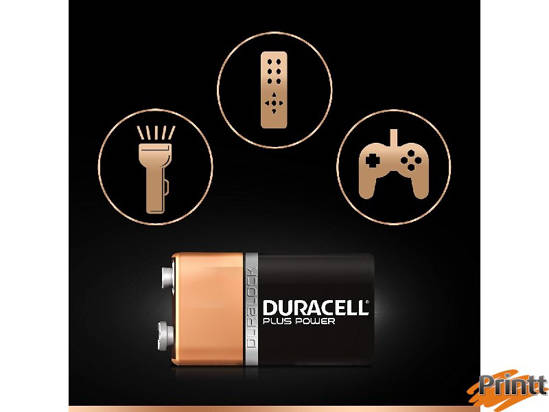 Immagine di DURACELL BATTERIA 9V PLUS POWER DURALOCK