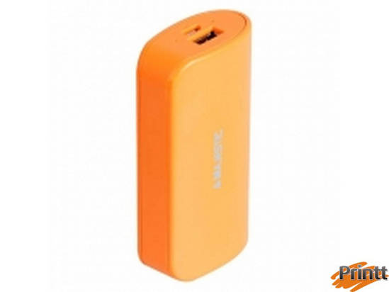 Immagine di POWER BANK MAJESTIC PORTATILE da 5200mAh ARANCIO