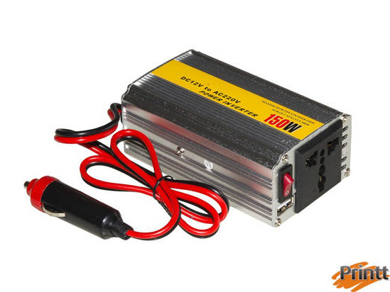 Immagine di INVERTER PER AUTO ENTRATA 12 VOLT USCITA 220 VOLT 150 WATT