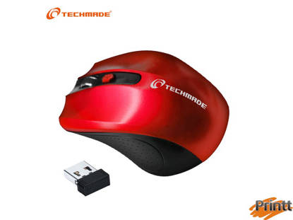 Immagine di TECHMADE MOUSE WIRELESS ROSSO