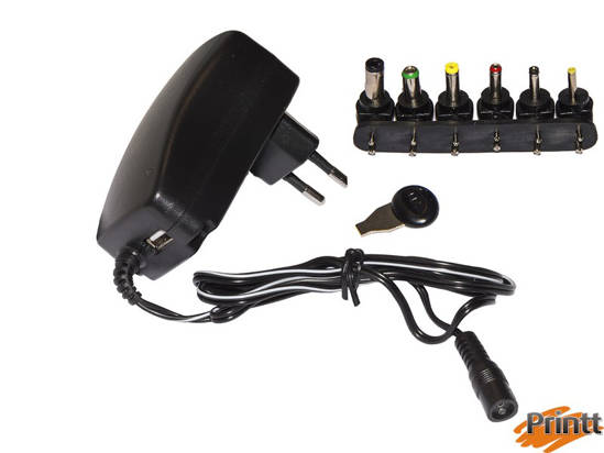 Immagine di ALIMENTATORE UNIVERSALE MULTISPINA 3-12 VOLT 2 AMPERE CON PORTA USB