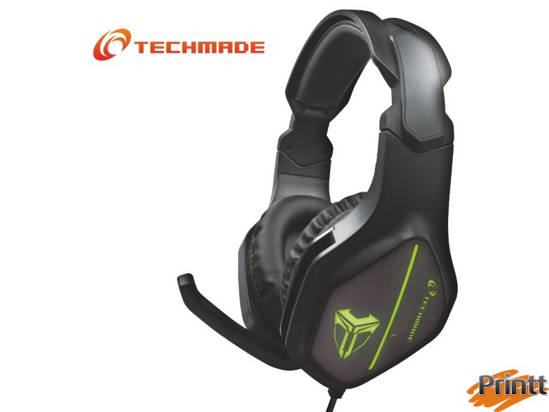 Immagine di TECHMADE CUFFIE GAMING MULTIMEDIALI M08