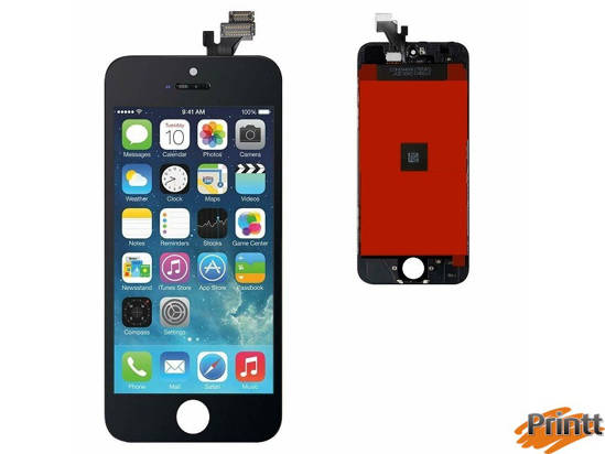 Immagine di Vetro + Display Iphone 5 Nero