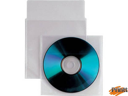 Immagine di Bustine trasparenti per CD/DVD/BLU-RAY conf. 100pz