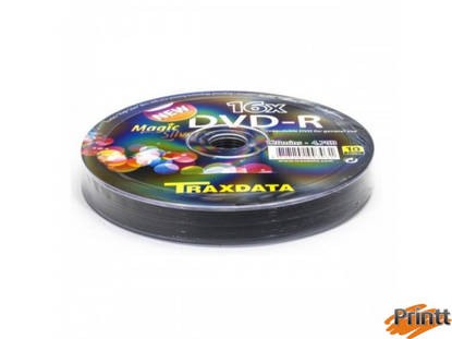 Immagine di DVD-R Traxdata 16X camp. 10pz