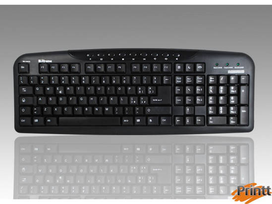 Immagine di Tastiera Italiana USB PLAYS3/PC Black
