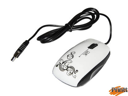 Immagine di MOUSE OTTICO USB 3 TASTI BIANCO