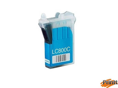 Immagine di CARTUCCIA INK COMPATIBILE PER BROTHER LC800C CIANO