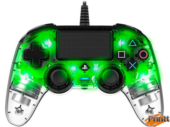 Immagine di NACON JOYPAD WIRED TRASPARENTE PS4 GREEN