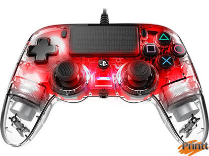 Immagine di NACON JOYPAD WIRED TRASPARENTE PS4 RED