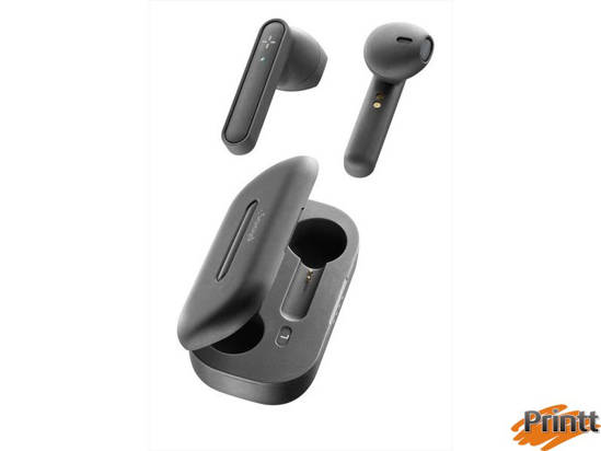 Immagine di AURICOLARI BLUETOOTHTWS CAPSULA NERO PLOOS