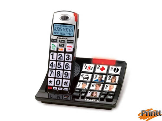 Immagine di CORDLESS CON AMPIO DISPLAY- TASTI GRANDI SOS CLD-CHARLY-301