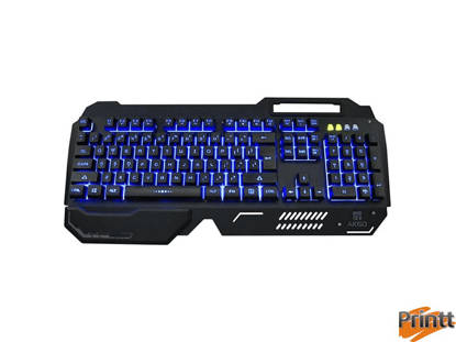 Immagine di Tastiera AK60 Black Metal plate Backlit Gaming