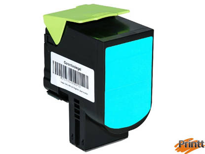 Immagine di CARTUCCIA TONER COMPATIBILE PER LEXMARK 80C2SC0 CIANO 2.000 COPIE