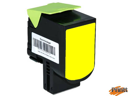 Immagine di CARTUCCIA TONER COMPATIBILE PER LEXMARK 80C2SY0 GIALLO 2.000 COPIE