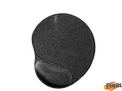 Immagine di TECHMADE MOUSE PAD GEL CON POGGIA POLSO NERO