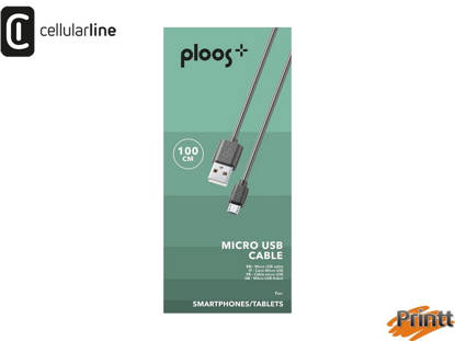 Immagine di CAVO MICROUSB 1M NERO PLOOS