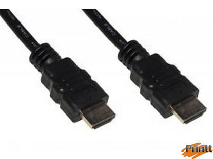 Immagine di CAVO HDMI 4Kx2K PER PC, NOTEBOOK, HDTV, ECC CONTATTI DORATI MT 3 COLORE NERO