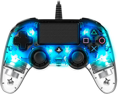 Immagine di NACON JOYPAD WIRED TRASPARENTE PS4 BLUE