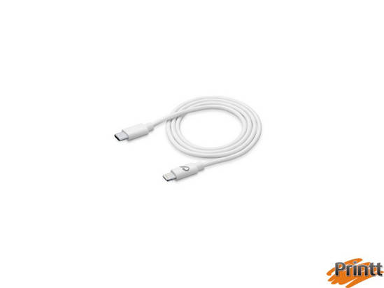 Immagine di CAVO USB 1M C TO LIGHTING BIANCO PLOOS