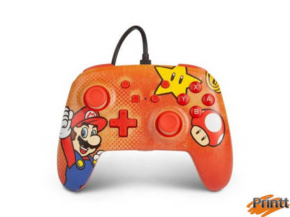 Immagine di CONTROLLER POWER A- WIRED NINTENDO SWITCH - MARIO COLOR INLINE