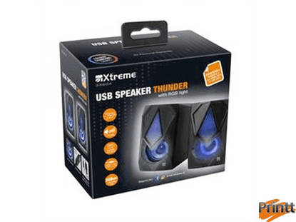 Immagine di SPEAKER USB THUNDER RGB LIGHT XTREME