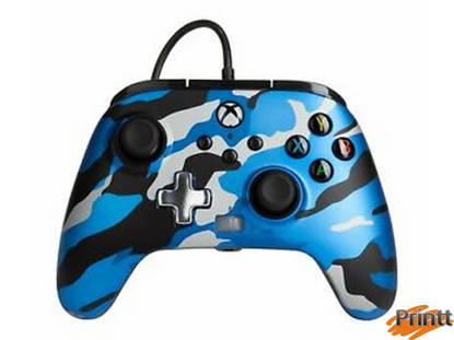 Immagine di CONTROLLER POWER A- WIRED PC/XONE BLUE CAMUFLAGE