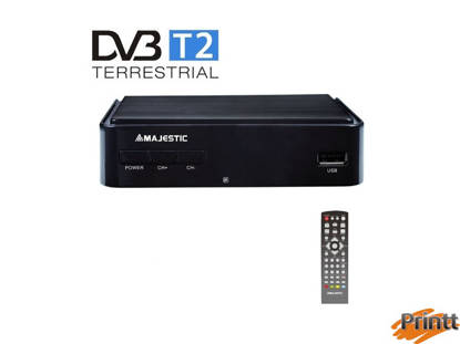 Immagine di DECODER DIGITALE TERRESTRE DVB-T/T2 HD USB MAJESTIC