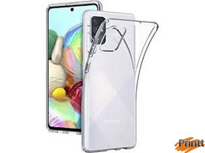 Immagine di Custodia Gomma Fine Galaxy A72 Trasp