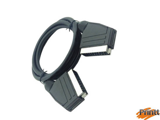Immagine di CAVO AUDIO/VIDEO SCART 1,5MT