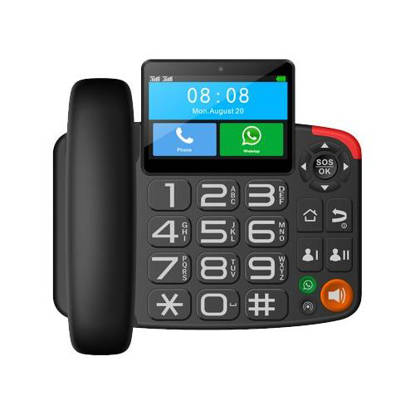 Immagine di Cell. MAXCOM VOLTE LANDLINE MOBILE PHONE MM42 D